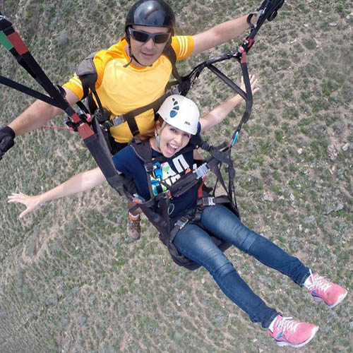 Volando Parapente en Tierra Negra, Mérida