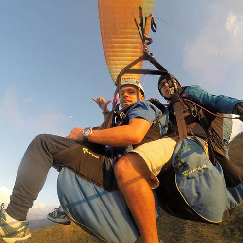 Volando Parapente en Tierra Negra, Mérida