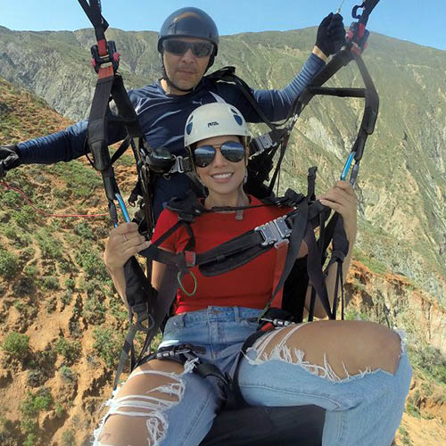 Volando Parapente en Tierra Negra, Mérida