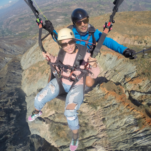 Volando Parapente en Tierra Negra, Mérida